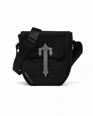 Bolsas Trapstar Cobra T Hombre Negros Plateados | CPMTZS-129