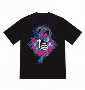 Camiseta Trapstar Ancient Legend Tee Hombre Negros | DQKNYZ-129