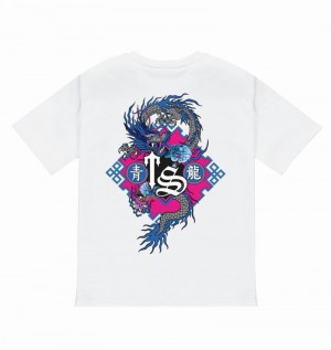 Camiseta Trapstar Ancient Legend Tee Hombre Blancos | XIKYRG-019