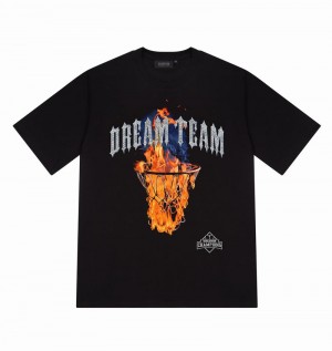 Camiseta Trapstar Bust Down Dreams Tee Hombre Negros | JVDFQW-481