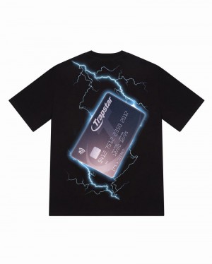 Camiseta Trapstar Charge It Tee Hombre Negros | VQTRWO-874