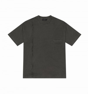 Camiseta Trapstar Deconstructed Hyperdrive Oversized Tee Hombre Azules | QCZHMX-708