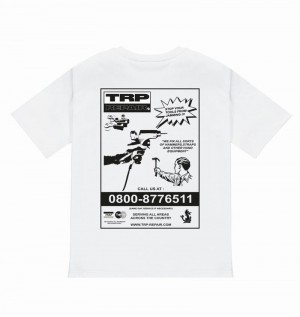 Camiseta Trapstar Don’t Jam Tee Hombre Blancos | QFBEUW-096