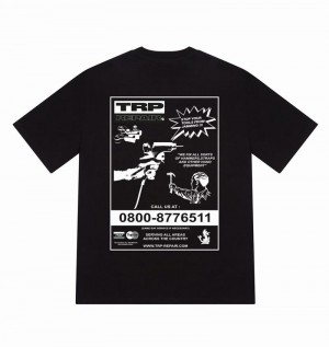 Camiseta Trapstar Don’t Jam Tee Hombre Negros | CSKOPW-421