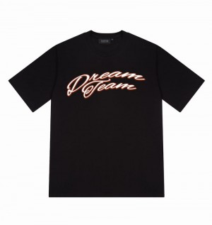 Camiseta Trapstar Dream Team Tee Hombre Negros | LCHDOW-471