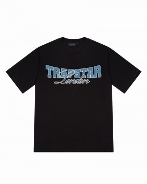 Camiseta Trapstar Drop Out Tee Hombre Negros | ZHRYGU-592