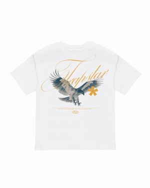 Camiseta Trapstar Flying Birds Tee Hombre Blancos | ZUGBCJ-235