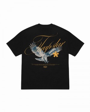 Camiseta Trapstar Flying Birds Tee Hombre Negros | QWFUOZ-310