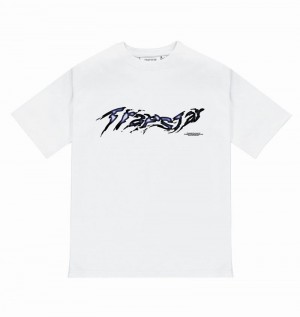 Camiseta Trapstar Fusion Tee Hombre Blancos | KBTLIJ-329