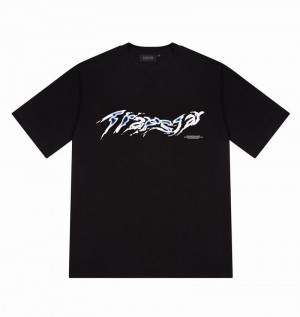 Camiseta Trapstar Fusion Tee Hombre Negros | TXGKRW-508