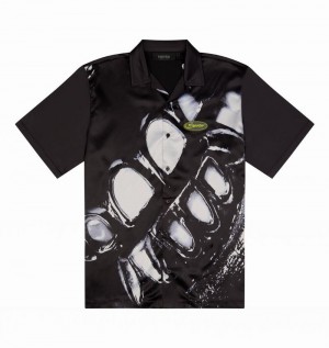 Camiseta Trapstar Grill Shirt Hombre Negros | LGNBFW-136