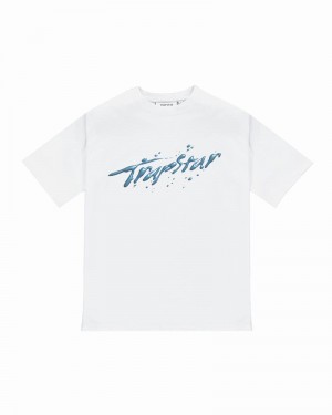 Camiseta Trapstar H2O Tee Hombre Blancos | ZXVJNC-823
