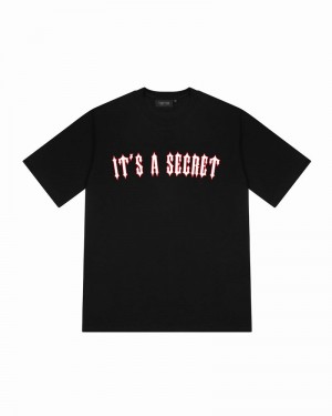 Camiseta Trapstar It's a Secret Tee 2.0 Hombre Negros Rojos | YSAKHZ-528