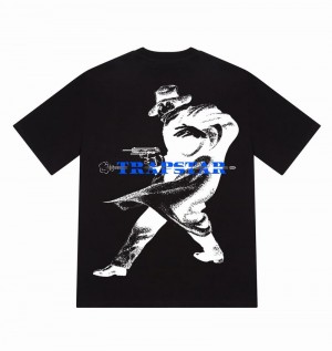 Camiseta Trapstar Last Stand Tee Hombre Negros | EQSJXP-876