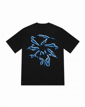 Camiseta Trapstar Liquid Chrome 2.0 Tee Hombre Negros | IWTPNK-134