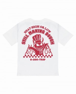 Camiseta Trapstar Makin' Dough Tee Hombre Blancos Rojos | MCVDTU-576