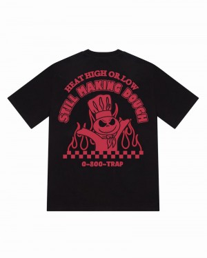 Camiseta Trapstar Makin' Dough Tee Hombre Negros Rojos | BKCFUI-780