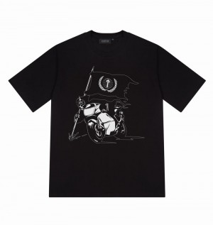 Camiseta Trapstar Outlaw Tee Hombre Negros | MPGRVU-281