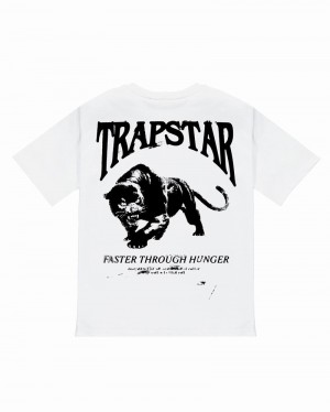 Camiseta Trapstar Panthera Tee Hombre Blancos | IEFCVY-956