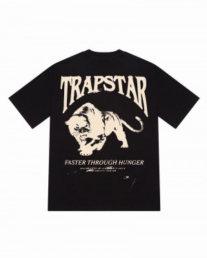 Camiseta Trapstar Panthera Tee Hombre Negros | VMJRHU-519