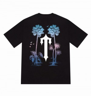 Camiseta Trapstar Paradise It’s A Secret Tee Hombre Negros | OQZLPX-942