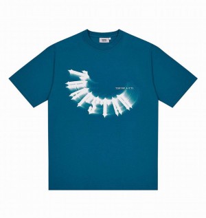 Camiseta Trapstar Reverse Arch Hombre Azules | SRXGBA-390
