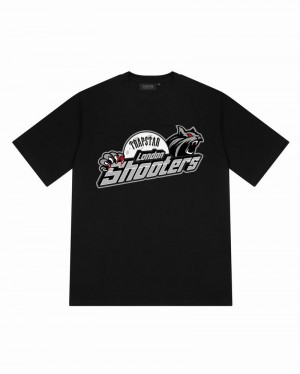 Camiseta Trapstar Shooters Bloodshot Tee Hombre Negros Grises | OEPJMX-048