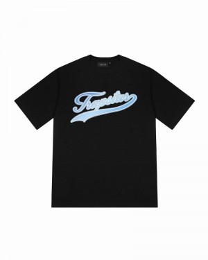 Camiseta Trapstar Strikeout Tee Hombre Negros Azules | JGFIQX-480