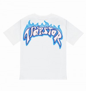 Camiseta Trapstar Trail Blaze Tee Hombre Blancos | ZYVPOJ-562