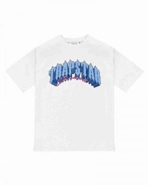 Camiseta Trapstar Trap City Tee Hombre Blancos | TAPGDI-756