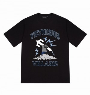 Camiseta Trapstar Victorious Villains Tee Hombre Negros | ZARXLJ-135