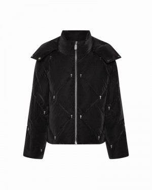 Chamarras Trapstar Chesterfield Irongate T Puffer Mujer Negros | TVOUIB-759