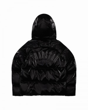 Chamarras Trapstar Irongate Arch Puffer AW23 Hombre Negros | TXWAJR-715