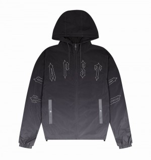 Chamarras Trapstar Irongate Windbreaker Hombre Negros | NOTQHW-206