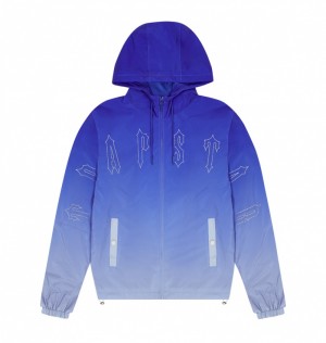 Chamarras Trapstar Irongate Windbreaker Hombre Azules | JLDSHK-309