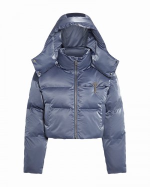 Chamarras Trapstar Magnetic T Trim Puffer Mujer Azules | XKJRVA-367