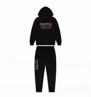 Chandals Trapstar Chenille Decoded 2.0 Encapuchado Hombre Negros | CVFYZB-942