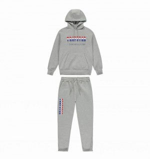 Chandals Trapstar Chenille Decoded 2.0 Hoodie Hombre Grises | VDMWCJ-738