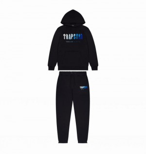 Chandals Trapstar Chenille Decoded Hoodie Hombre Negros | PTJBGW-031