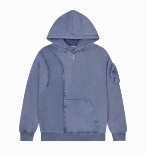 Chandals Trapstar Construct Hoodie Hombre Azules | RSIQXK-628