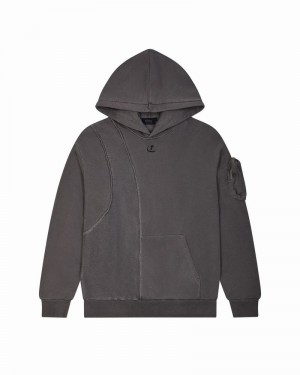 Chandals Trapstar Construct Hyperdrive Hoodie Hombre Negros | TPJODS-234