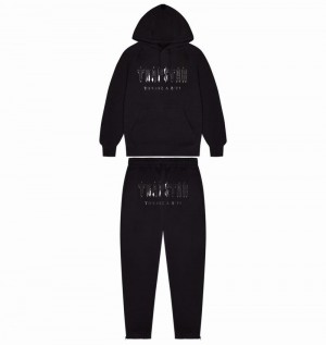Chandals Trapstar Decoded Encapuchado Gel Hombre Negros | EQPHCF-942