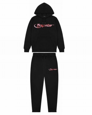 Chandals Trapstar Hyperdrive Chrome Hoodie Hombre Negros | SVOCBX-467
