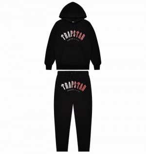Chandals Trapstar Irongate Arch It's A Secret Encapuchado Gel Hombre Negros | RHFUTY-164