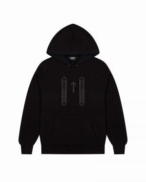 Chandals Trapstar Irongate T Trap Fleece Hoodie Hombre Negros | NTADQC-359
