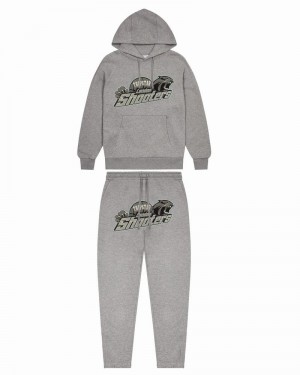 Chandals Trapstar Shooters Hoodie Hombre Grises Turquesa | UMXQSA-563