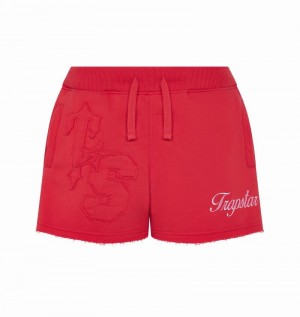 Chandals Trapstar TS-Star Shorts Mujer Rojos | GQBOIT-631