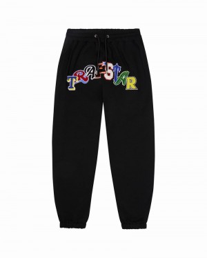 Chandals Trapstar Wildcard Jogging Hombre Negros | XBAUIZ-719