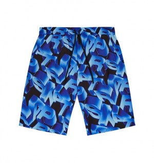 Conjuntos Trapstar 3D Swimming Shorts Hombre Azules | EPICYZ-213