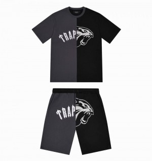 Conjuntos Trapstar Arch Shooters Shorts Hombre Negros | TYCNID-836